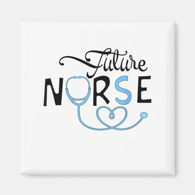 Íman Funny Future Nurse Nursing School Student Nurse In (Frente)