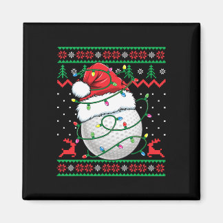 Íman Funny Golf Ugly Christmas Sweater Womens Mens Golf