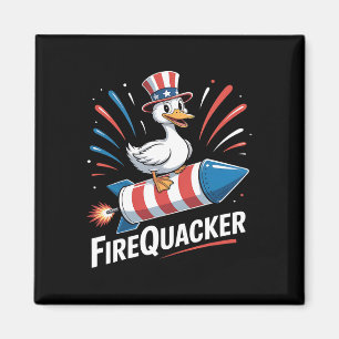 Íman Funny Goose 4º De Julho Independência Do Firequack