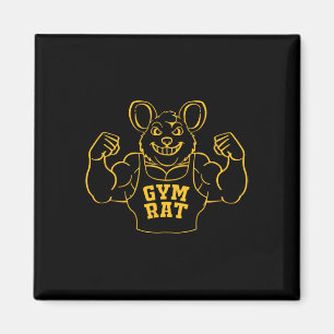 Íman Funny Gym Rat Bodybuilding Para Pilotos De Gym
