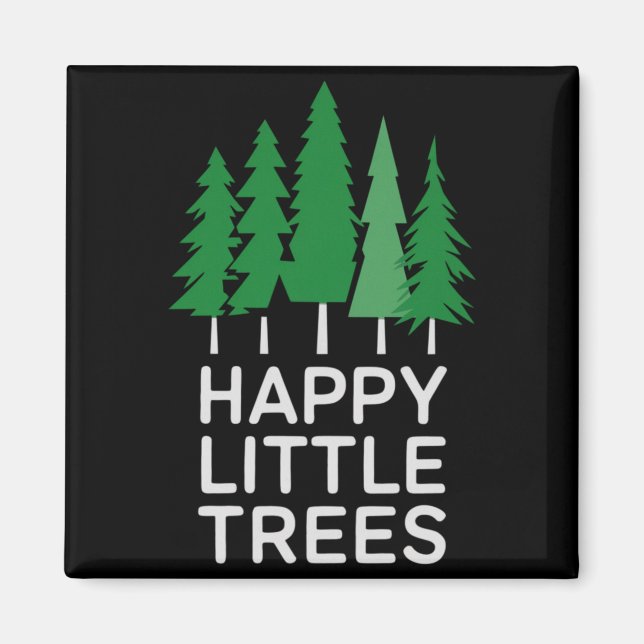 Íman Funny Happy Little Trees Camng  (Frente)