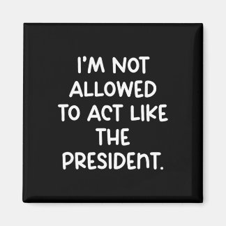 Íman Funny I’m Not Allowed To Act Like The President Tr