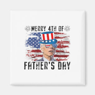 Íman Funny Joe Biden 4 De Julho Feliz 4 De Pais D