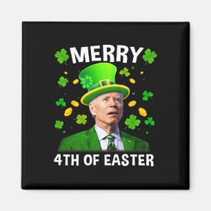 Íman Funny Joe Biden Dia de São Patrício 4º Feliz De Sa