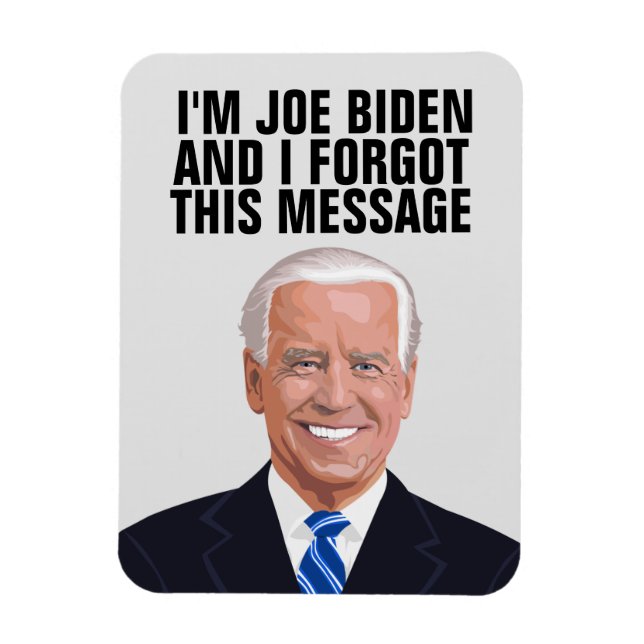 ÍMAN  FUNNY JOE BIDEN GRANDES MAGNETS DE FOTOGRAFIA (Vertical)