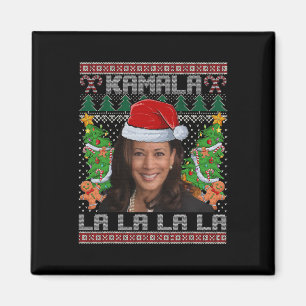 Íman Funny Kamala Harris 2024 Natal Comma La Men Wo