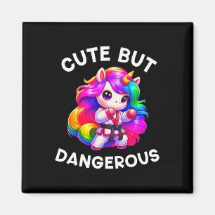Íman Funny Karate Unicorn Cute Mas Perigoso Karate Gi