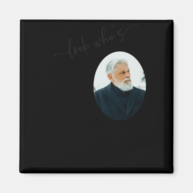 Íman Funny Look Whos 80 Stylish 80th Birthday  (Frente)