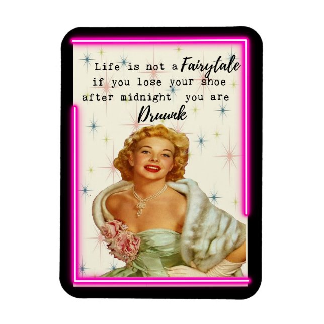 Íman Funny Magnet Best Friend Gift "Fairytale" (Vertical)