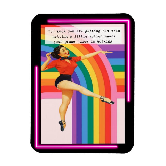 Íman Funny Magnet Best Friend Gift "Prune Juice" (Vertical)