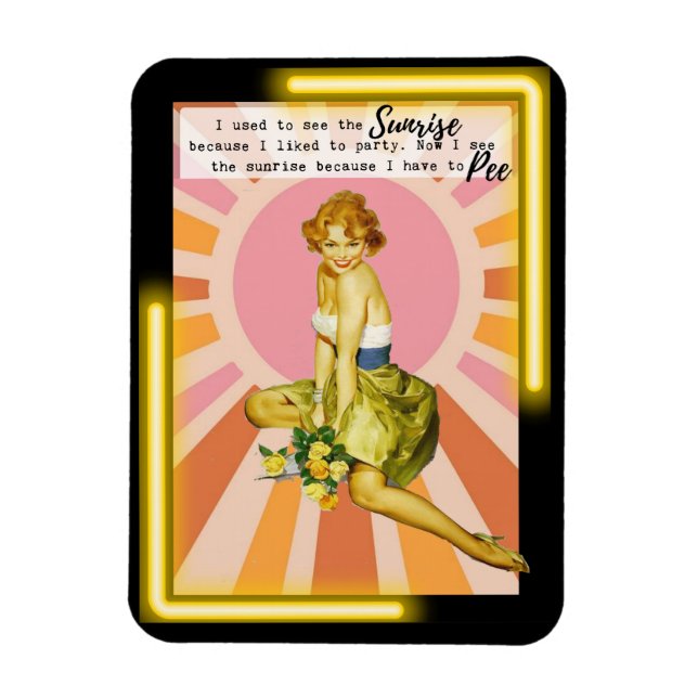 Íman Funny Magnet Best Friend Gift "Sunrise" (Vertical)