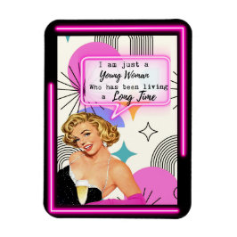 Íman Funny Magnet Best Friend Gift "Young Girl"