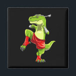 Íman Funny Muay Thai T-rex - Thai Boxing<br><div class="desc">Funny Muay Thai T-rex - Thai Boxing</div>