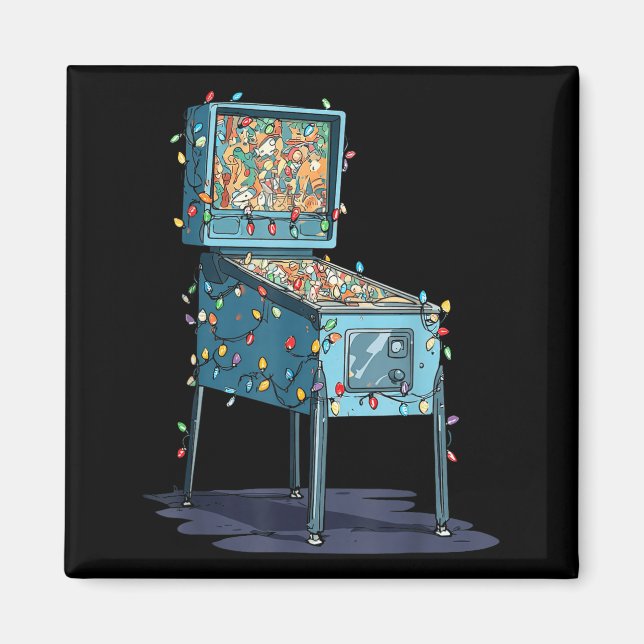 Íman Funny Nball Machine Christmas Graphics Lights Love (Frente)