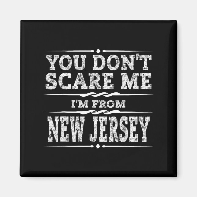 Íman Funny New Jersey Home Garden State Gift  (Frente)