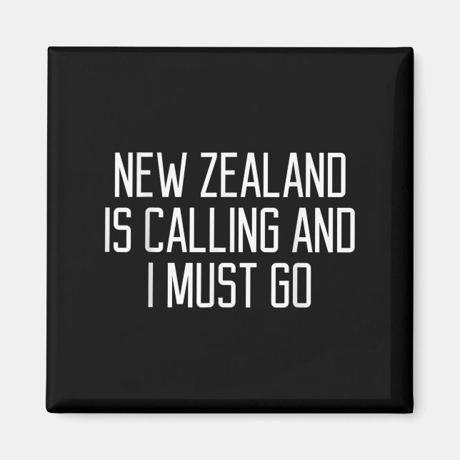 Íman Funny New Zealand Quote  (Frente)