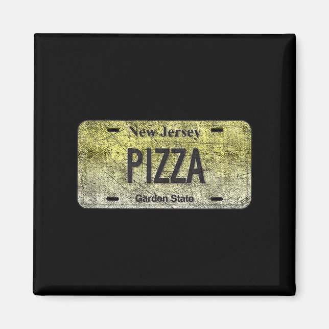 Íman Funny Nj State Vanity License Plate Zza  (Frente)