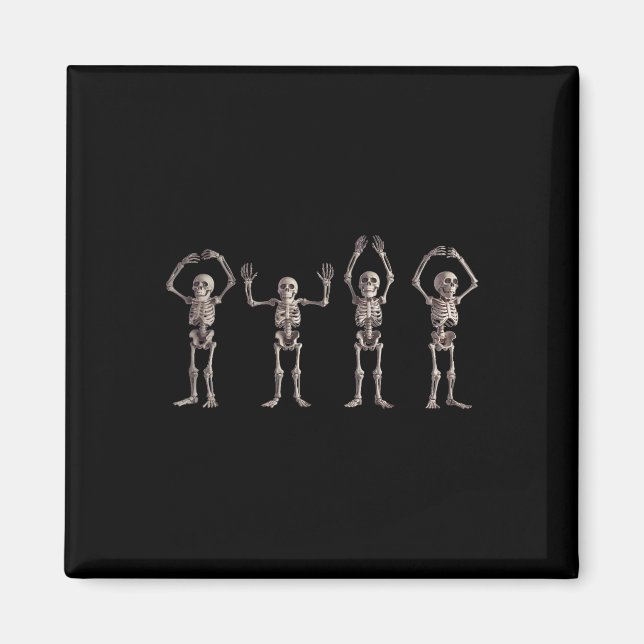 Íman Funny O-h-i-o State Skeleton Lover Ohio Halloween (Frente)