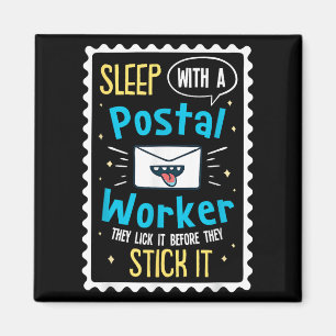 Íman Funny Postal Worker Diz - Corretor Posta