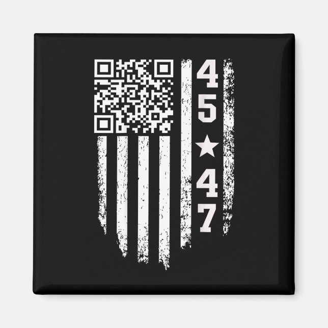 Íman Funny Qr Presidente Trump 4547 Trump Dancing Code (Frente)