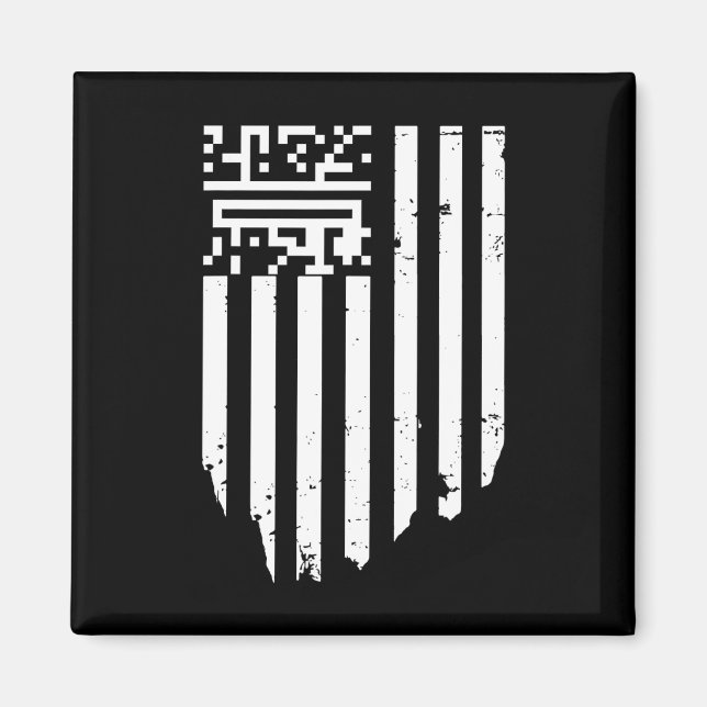 Íman Funny Qr Presidente Trump Dance Code (Frente)