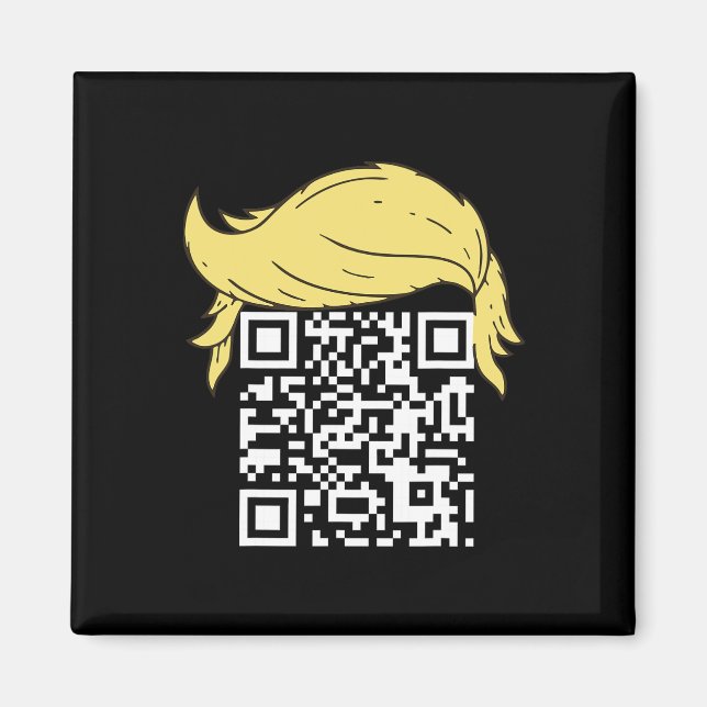 Íman Funny Qr Presidente Trump Dance Code 2 (Frente)