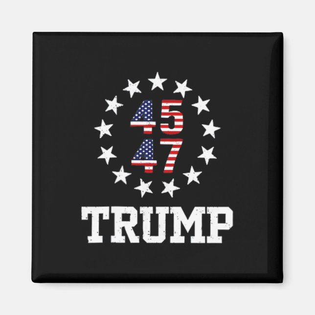 Íman Funny Qr Presidente Trump Dance Code Inauguração D (Frente)