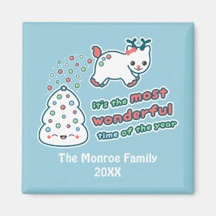 Íman Funny Reindeer