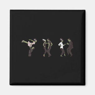 Íman Funny Retro Frankenstein Monster E Brilhante