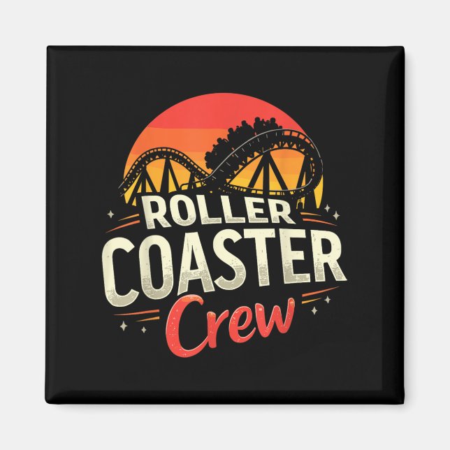 Íman Funny Roller Porta copos Crew Amusement Park Rolle (Frente)
