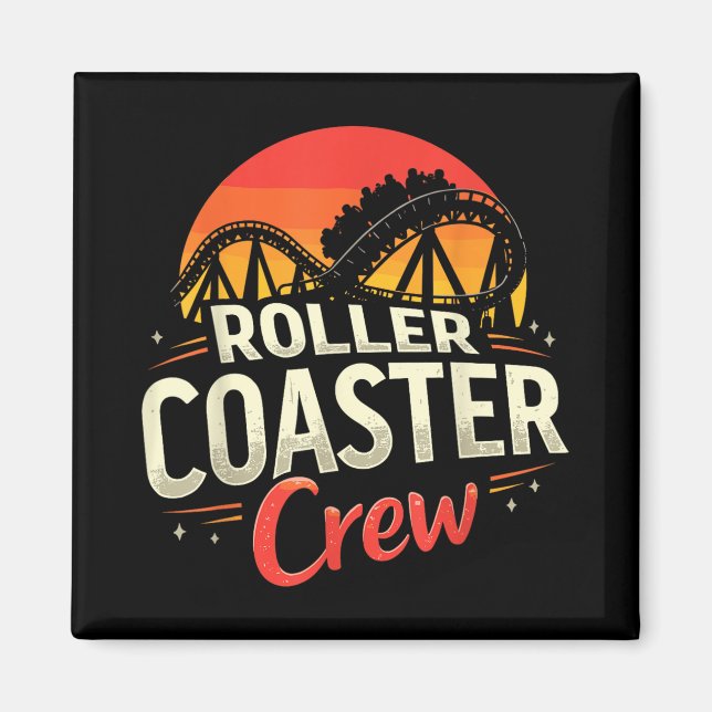 Íman Funny Roller Porta copos Crew Amusement Park Rolle (Frente)