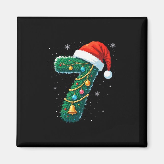 Íman Funny Six Seven 6 7 Meme Design Couples Christmas  (Frente)