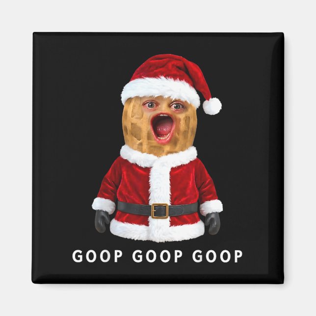 Íman Funny The Burnt Peanut Goop Bungulator Christmas  (Frente)
