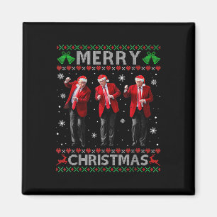 Íman Funny Trump Dance Feliz Natal Feio Xmas