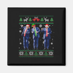 Íman Funny Trump Dance Xmas Presidente 47 No Natal Dos 