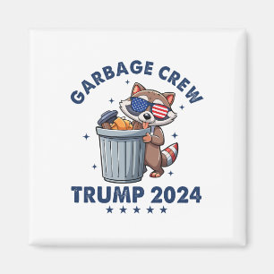 Íman Funny Trump Garbyge Crew