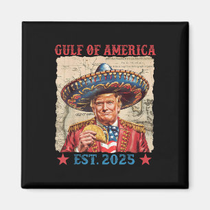 Íman Funny Trump Golfo Da América Dos Eua 2025 Trump Ta
