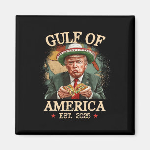 Íman Funny Trump Golfo Dos Eua América 2025 Trump Merch