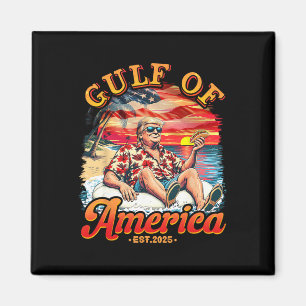 Íman Funny Trump Golfo Dos Eua América 2025 Trump Merch