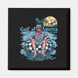 Íman Funny Trump Golfo Dos Eua América Est 2025 Trump M