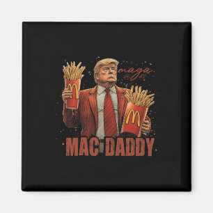 Íman Funny Trump Mcdon 2024 Fast Comida Mac Pai Hamburg