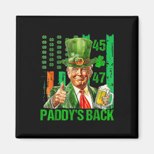 Íman Funny Trump Paddys Traz De Trás 45 47 Usa Dia de S