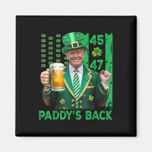 Íman Funny Trump Paddys Traz De Trás 45 47 Usa Dia de S