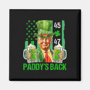 Íman Funny Trump Paddys Traz De Trás 45 47 Usa Dia de S