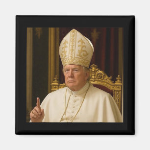 Íman Funny Trump Pope Meme Gear Vaticano Católico Repúb