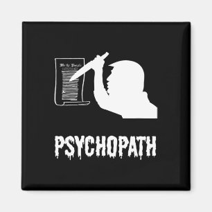 Íman Funny Trump Psychopath Constituição