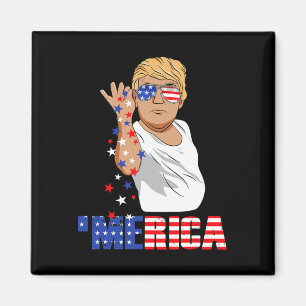 Íman Funny Trump Salt Merica Freedom 4 De Julho Oferece