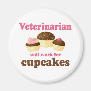 Íman Funny vai trabalhar para Cupcakes veterinários