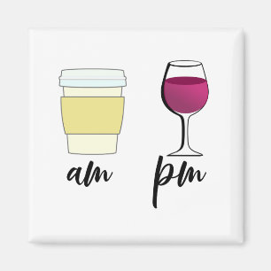 Íman Funny Wine Coffee Am Pm