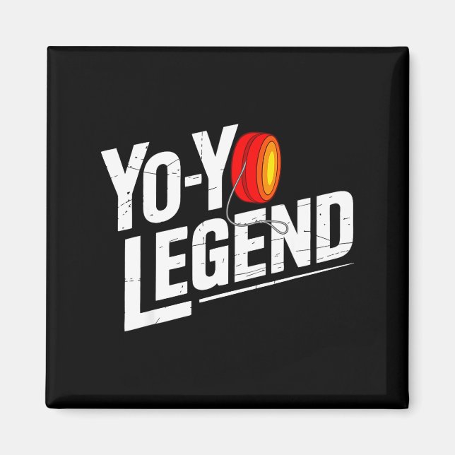 Íman Funny Yoyo Player Legend Yo-yo Performer  (Frente)